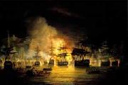Thomas Luny Bombardment of Algiers Germany oil painting artist